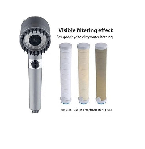 3 Modes High-Pressure Shower Head – Massage Spa Bath