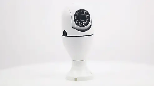 WiFi Smart Panorama Camera – 360° Bulb Security Camera | Night Vision | Mobile App Control image 5
