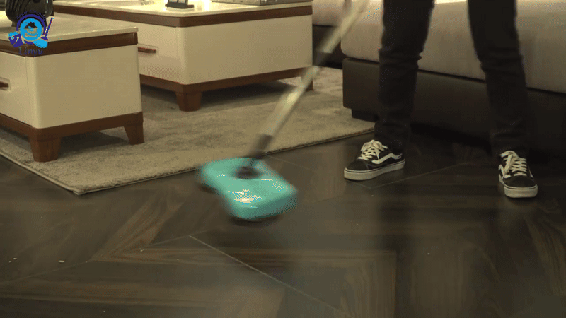 Magic 360° Floor Sweeper – Manual Rotating Cleaning Brush for Home & Office image 2