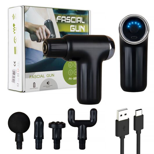 Muscle Massage Gun FH-820 – 6 Vibration Modes & 4 Heads, Deep Tissue Relief image 2