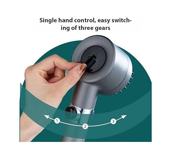 3 Modes High-Pressure Shower Head – Massage Spa Bath image 4