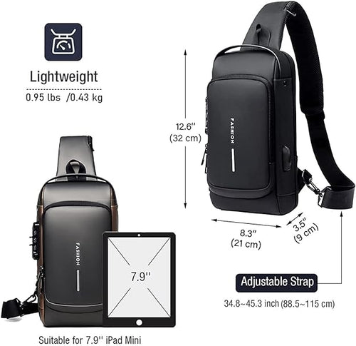 Multifunction Sling Bag – Stylish, Compact & Travel-Ready