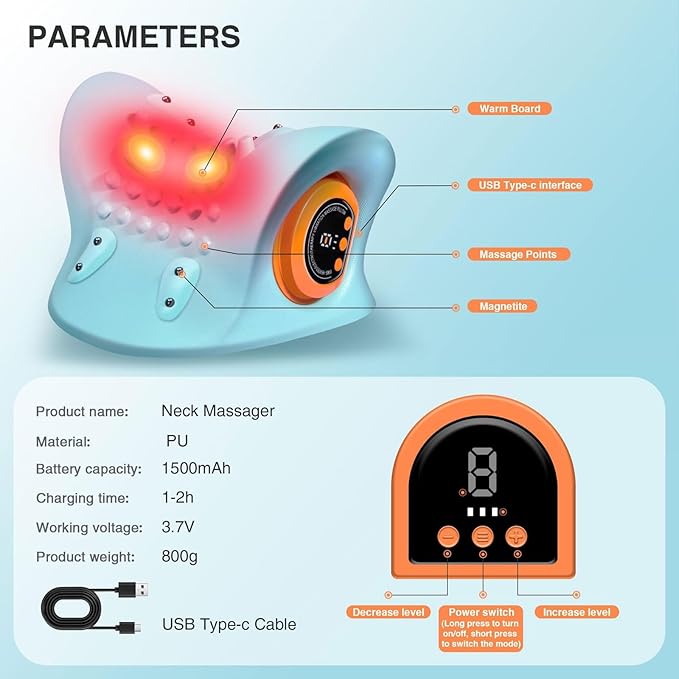 EMS Neck Massager – Pain Relief & Relaxation Anywhere image 6
