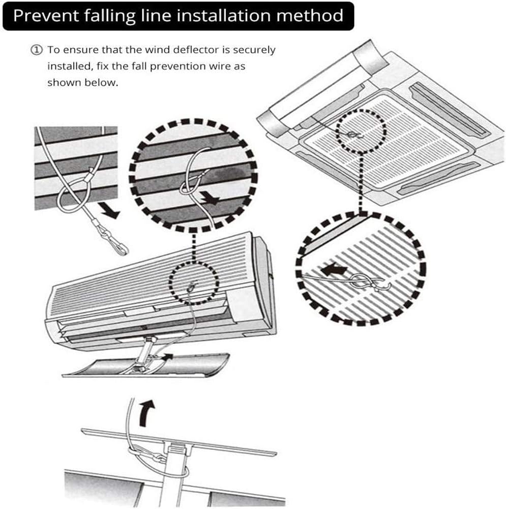 Adjustable Air Conditioner Shield - AC Wind Deflector image 3