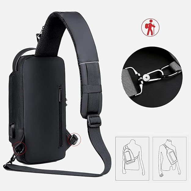 Multifunction Sling Bag – Stylish, Compact & Travel-Ready image 3