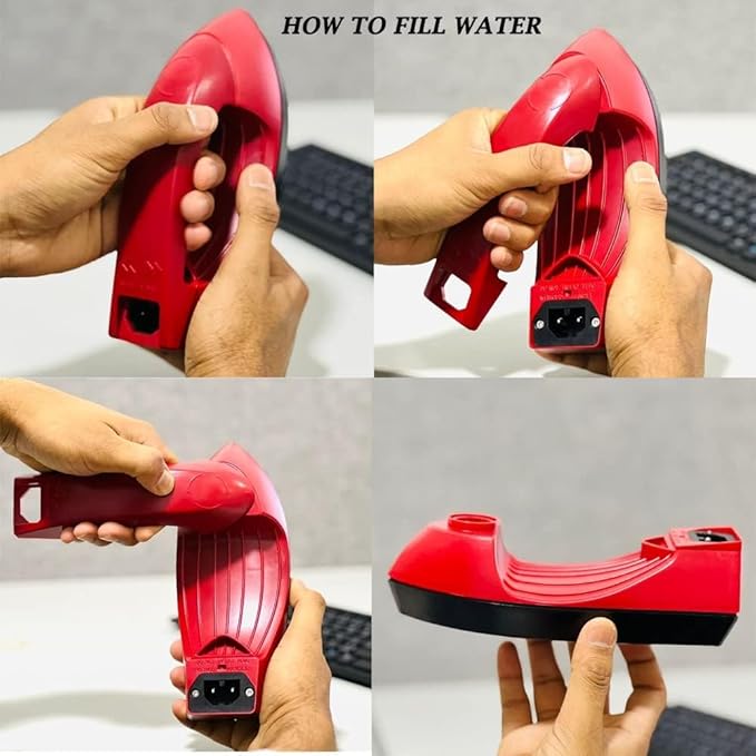 Compact Steam Iron – Portable 2-in-1 Travel Steamer & Garment Care