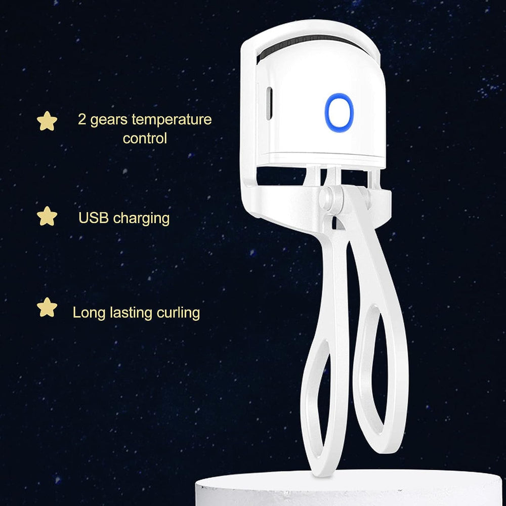 Electric Heated Eyelash Curler – Rechargeable & Long-Lasting Lash Lift image 2