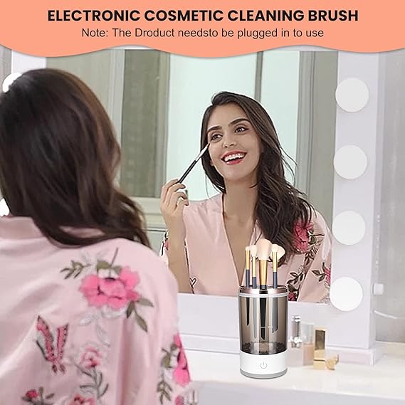 Automatic Multi Brush Cleaner – Sonic Vibration Makeup Brush Washer image 3
