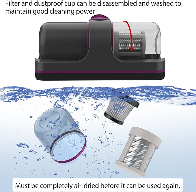 Smart & Heavy Duty Dust & Mite Vacuum Cleaner – Powerful Handheld Cleaning image 3
