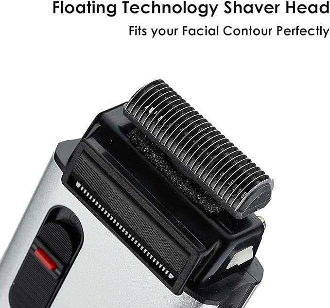 Retro Electric Shaver for Men – Rechargeable Foil Shaver & Trimmer image 6