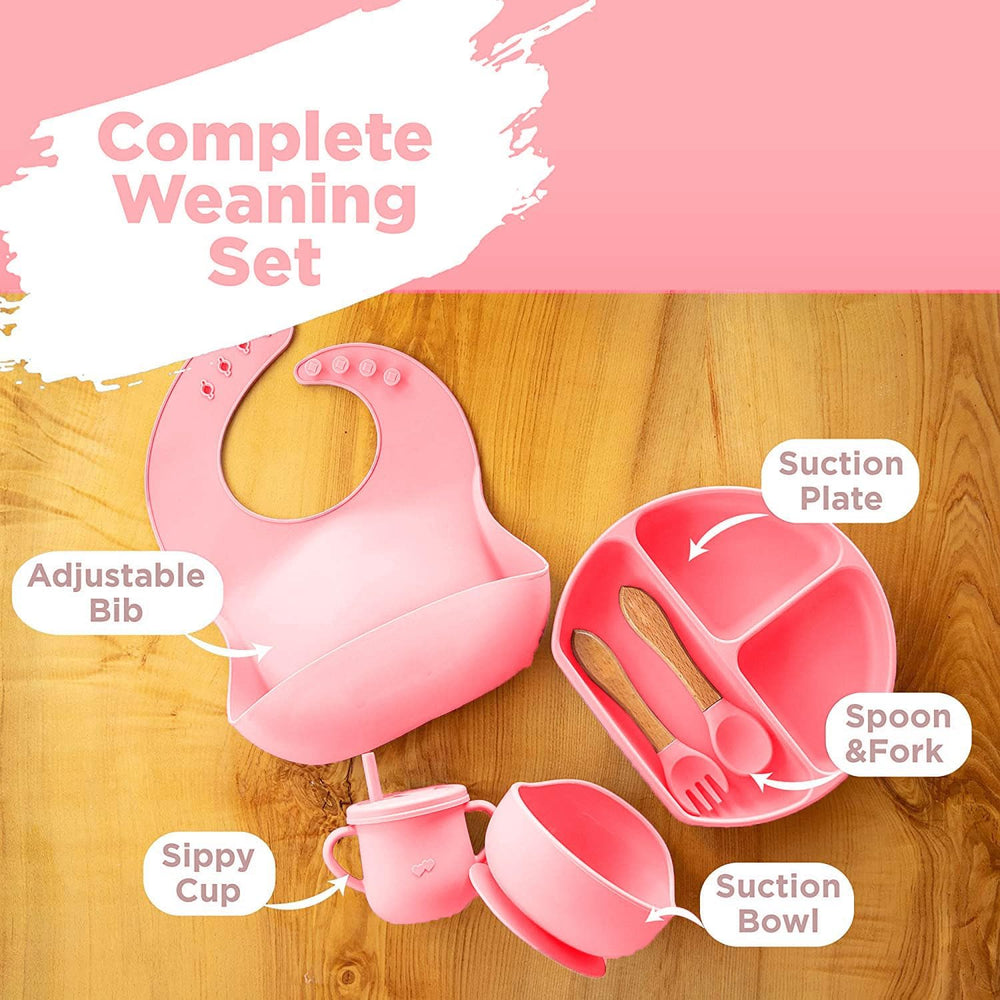 7-Piece Silicone Baby Cutlery Set – Safe Feeding Kit for Toddlers, BPA-Free image 3