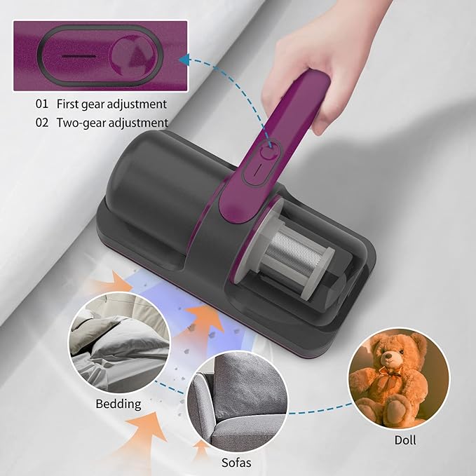Smart & Heavy Duty Dust & Mite Vacuum Cleaner – Powerful Handheld Cleaning image 2