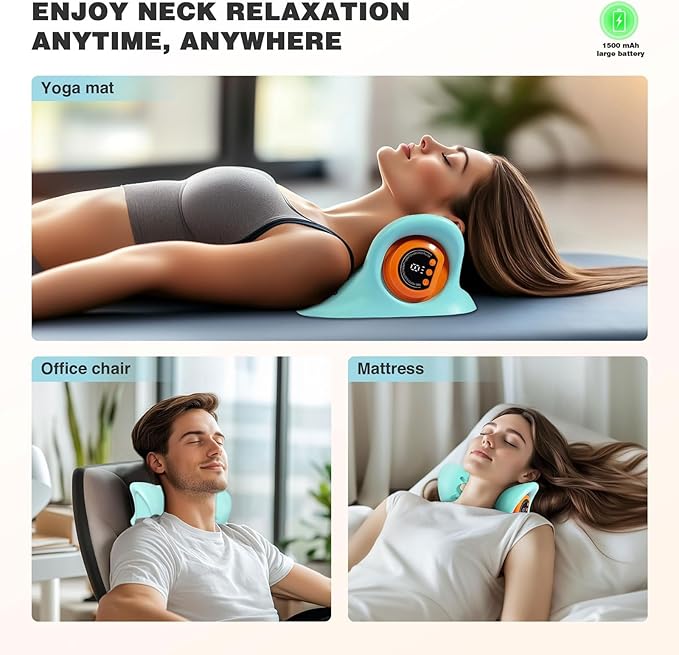 EMS Neck Massager – Pain Relief & Relaxation Anywhere image 4