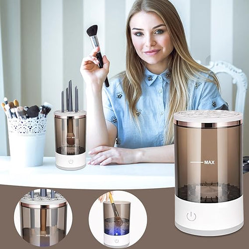 Automatic Multi Brush Cleaner – Sonic Vibration Makeup Brush Washer