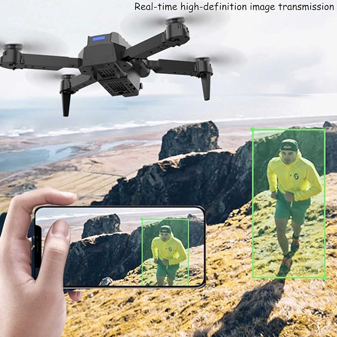 E99 Foldable Drone with Camera – 720p HD, 360° Flips & LED Lights image 4