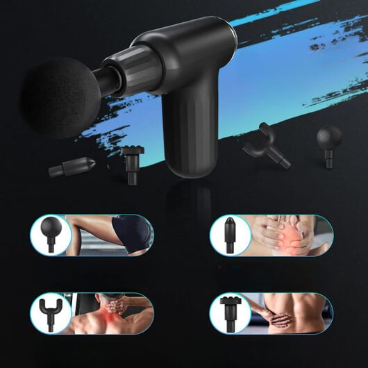 Muscle Massage Gun FH-820 – 6 Vibration Modes & 4 Heads, Deep Tissue Relief image 9