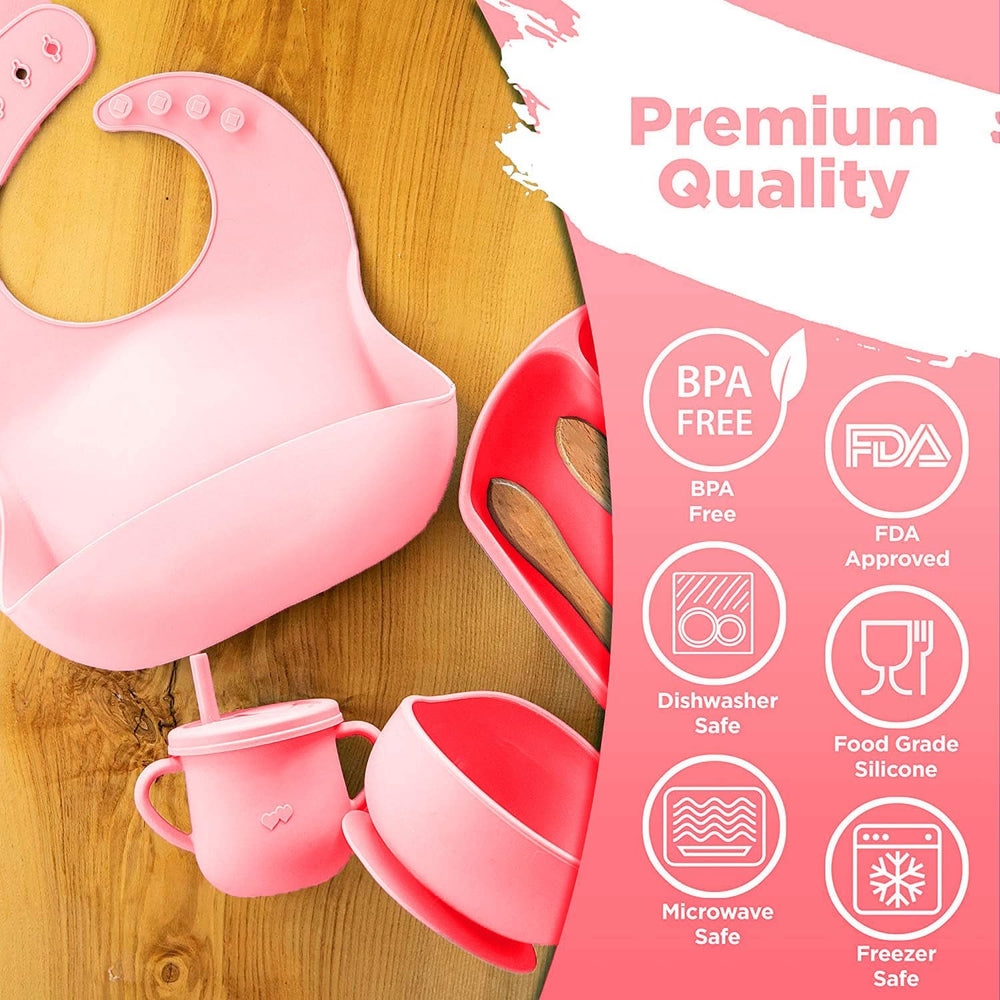 7-Piece Silicone Baby Cutlery Set – Safe Feeding Kit for Toddlers, BPA-Free image 6