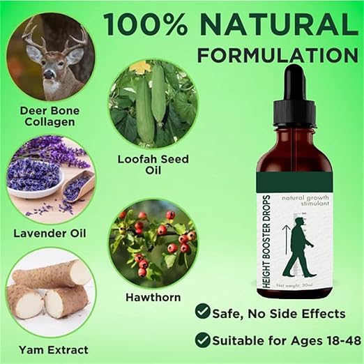 Height Booster Drops for Kids – 30ml | Boost Growth Naturally image 3