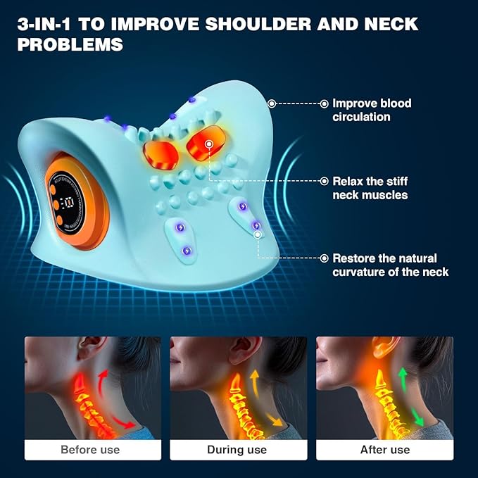 EMS Neck Massager – Pain Relief & Relaxation Anywhere image 5