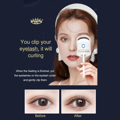 Electric Heated Eyelash Curler – Rechargeable & Long-Lasting Lash Lift