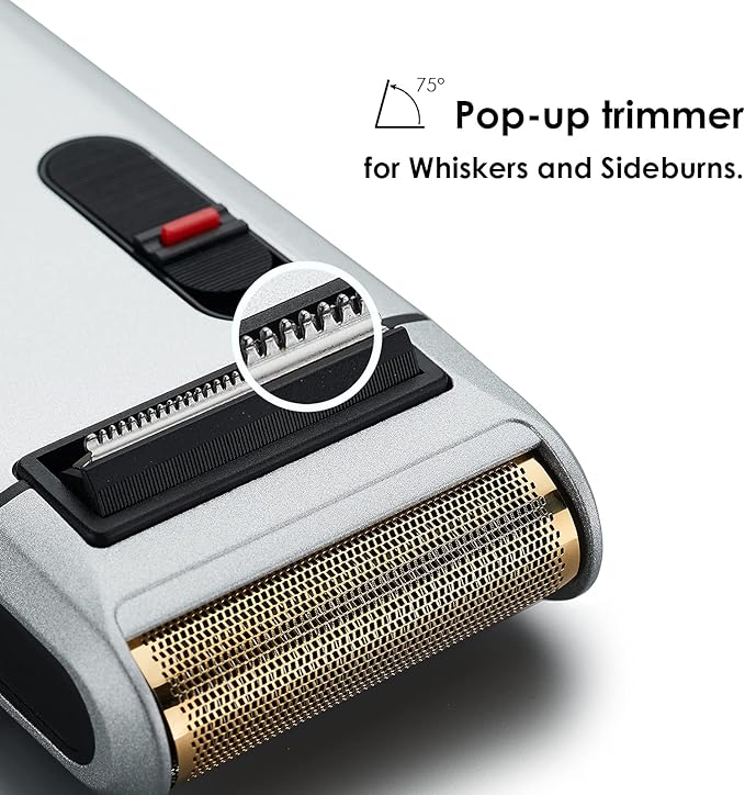 Retro Electric Shaver for Men – Rechargeable Foil Shaver & Trimmer image 7