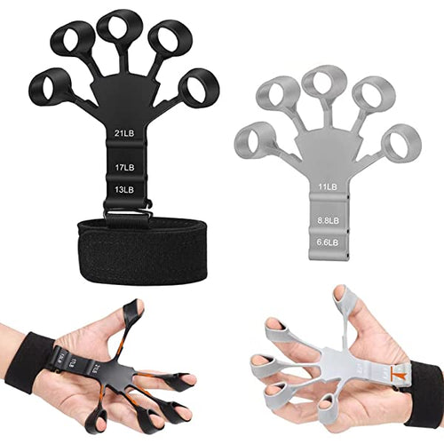 Metal-Hook Grip Strength Trainer – Adjustable Hand Exerciser for Power & Endurance