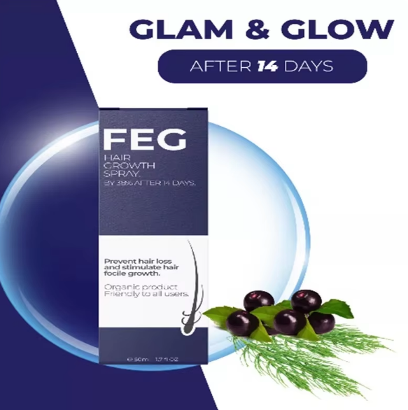 FEG Hair Growth Spray – Stop Hair Fall, Regrow Naturally & Strengthen Roots image 5