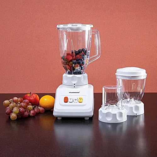 Powerful 3-in-1 Blender – Juicer, Grinder & Mixer, 1.5L Compact Design