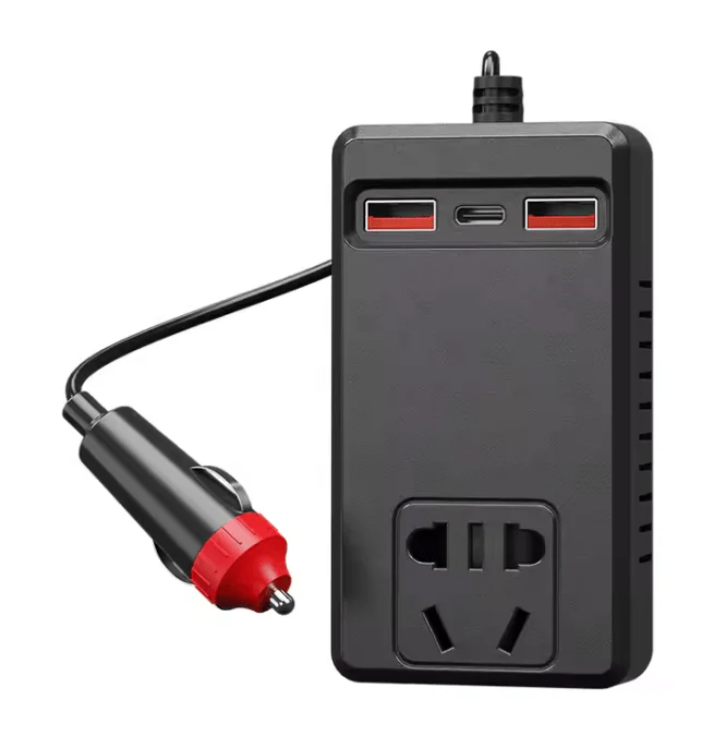 C12 Intelligent Car Power Inverter | 150W AC Converter with USB-A & USB-C Ports image 3
