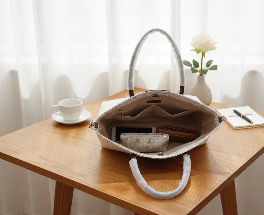 Royal Monogram Tote Handbag image 3