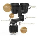 Car Cup Holder with 15W Wireless Charging – Fast & Secure Mount image 5