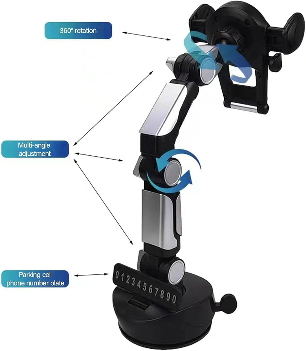 Truck Phone Holder – 360° Adjustable | Strong Grip | Universal Fit image 3