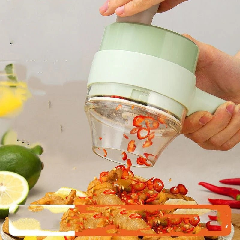 Wireless Electric Garlic Masher – Portable Mini Food Chopper for Kitchen image 4