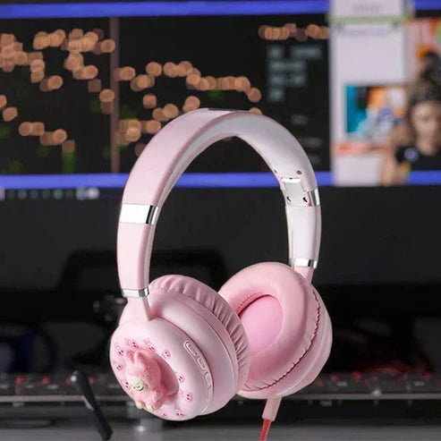 Labubu Wireless Headphones – Bluetooth 5.3 | TF Card Support | Cute & Comfortable Over-Ear Design image 2